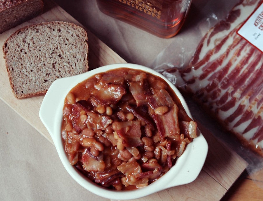 Bacon Bourbon Baked Beans
    
    
     - Mantry Inc.