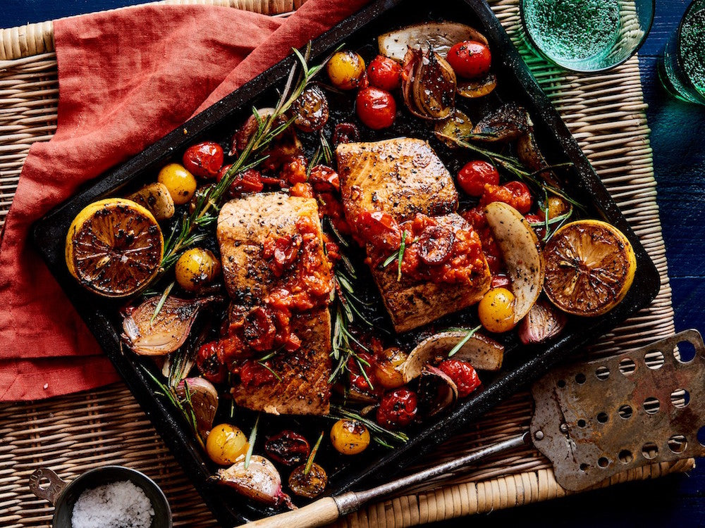 Baked Fish With Romesco Mantry Inc.