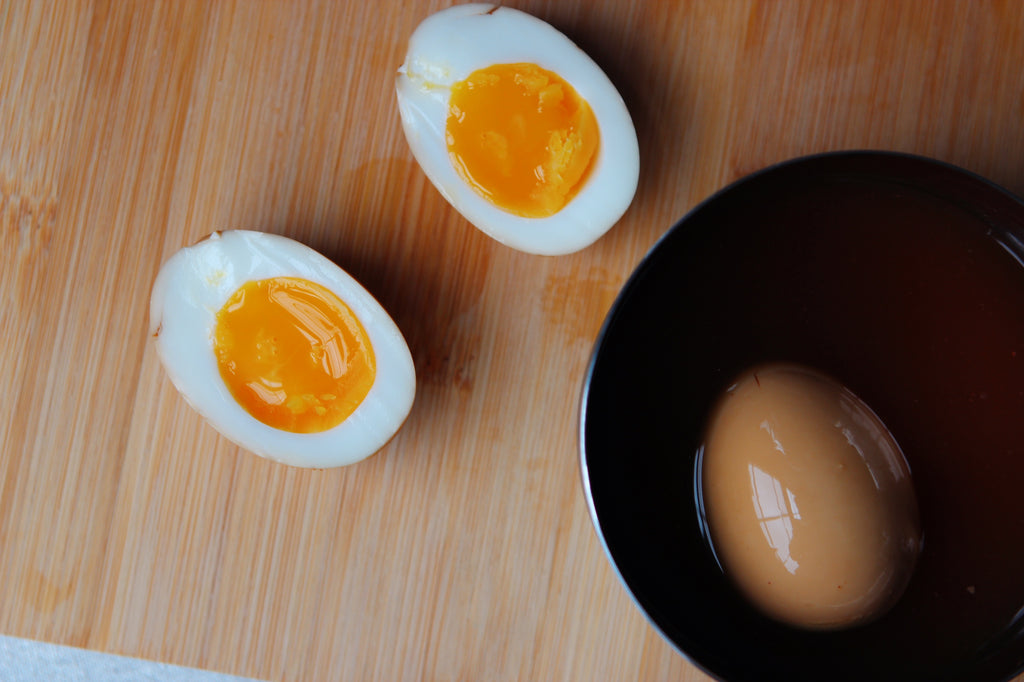 Kentuckyaki-Marinated Ramen Eggs
    
    
     - Mantry Inc.