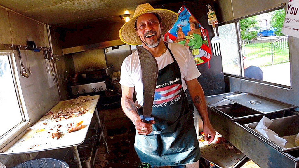 Machete Man Of The South Bronx Puerto Rico Lechón NYC Hood 🇵🇷