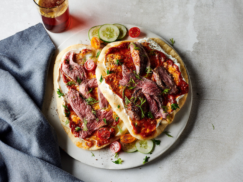 Char Grilled Lamb Wraps With Tomato Achaar - Mantry Inc.