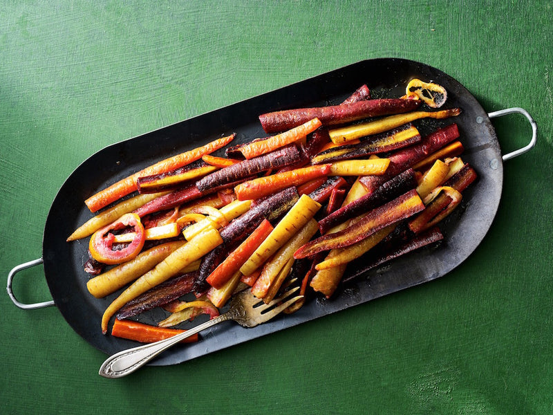 Ghee Roast Carrots With FilFil Hot Sauce - Mantry Inc.