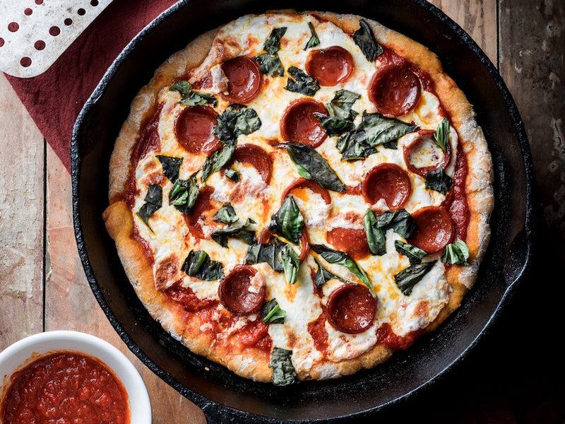 Smoked Pepperoni & Basil Pizza - Mantry Inc.